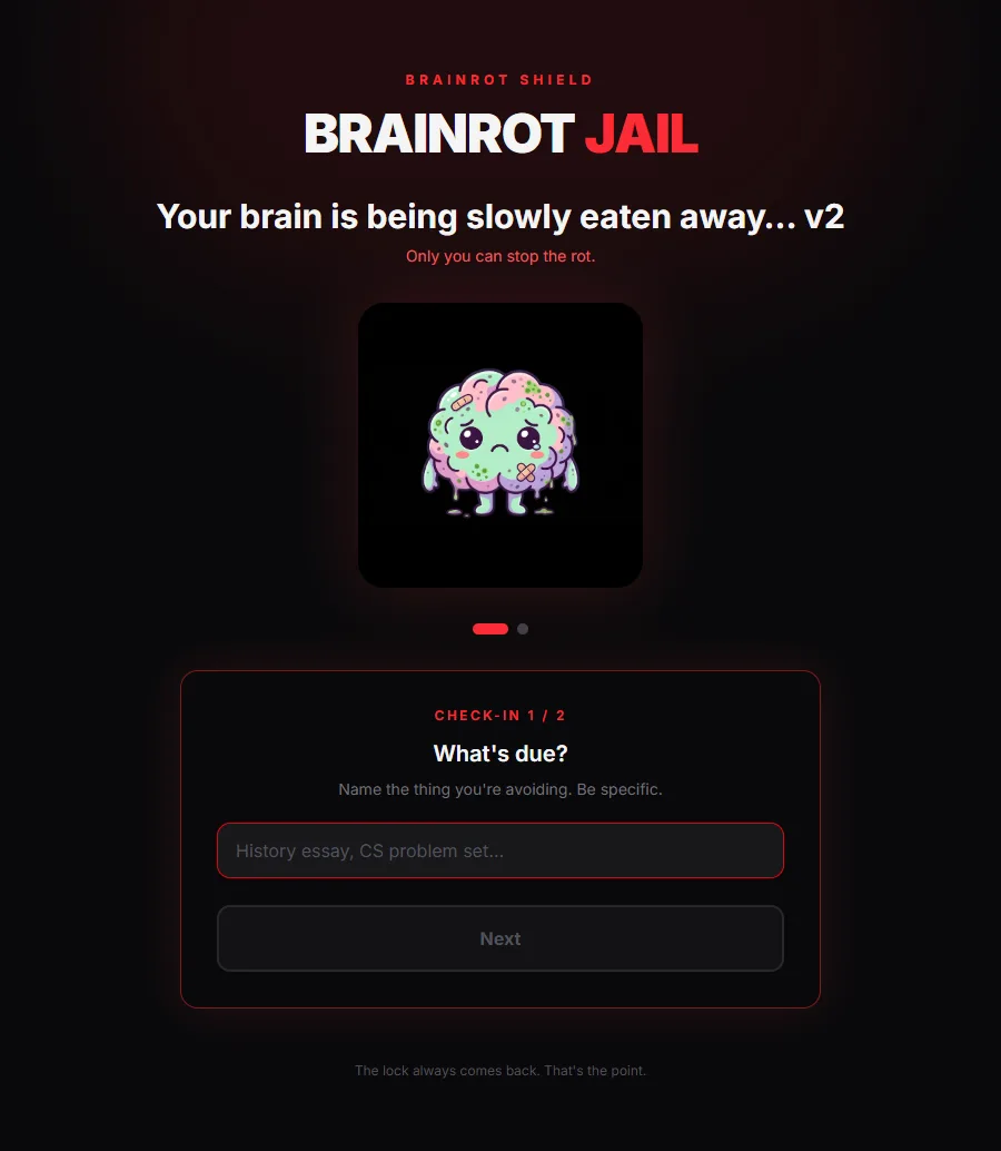 Brainrot Jail desktop screenshot 1: Tell it what's due